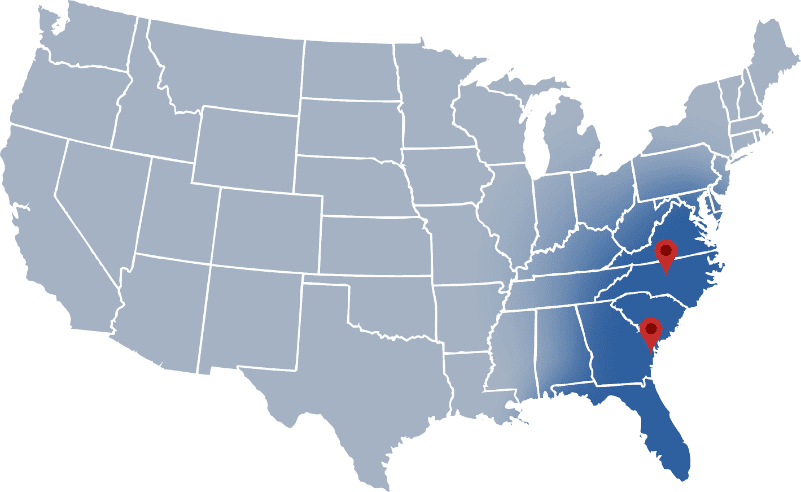 Serving Virginia, The Carolinas, and beyond